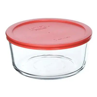 Pyrex cOMINHKR090077 cup Storage capacity Plus Round Dish with Plastic cover Sold in Packs of 4,