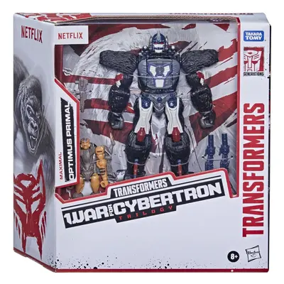 Transformers Netflix War for Cybertron Optimus Primal and Rattrap, (F0976)