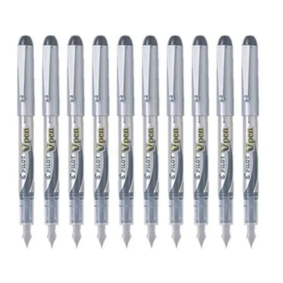 Pilot V Pen (Varsity) Disposable Fountain Pen Fine Point Black Ink