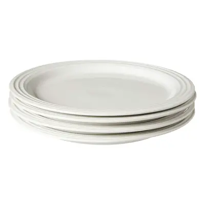 Le Creuset Stoneware Set of Dinner Plates 10.5"" each White