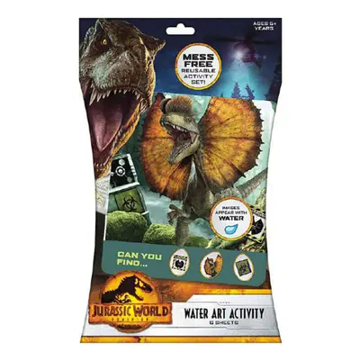 Jurassic World Water Art Activity Set 6pcs