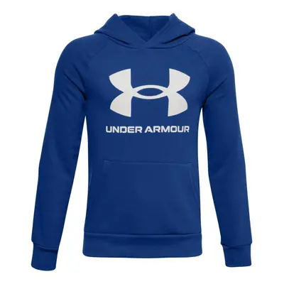 Under Armour Boys Rival Fleece Hoodie Royal (400)/Onyx White Youth