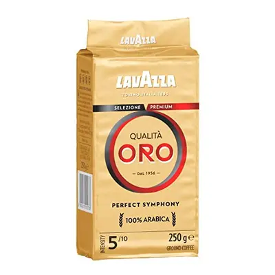 Lavazza, Qualit? Oro, Ground Coffee, Packs of g, Ideal for Moka Pot, Filtered Coffee and French 