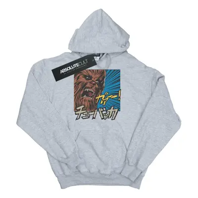 (12-13 Years, Sports Grey) Star Wars Boys Chewbacca Roar Pop Art Hoodie