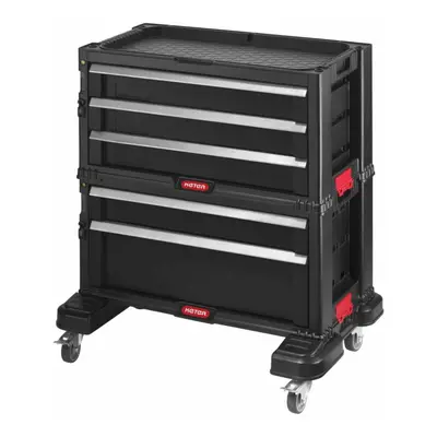 Keter Modular Tool Chest of Drawers Black Tool Storage Cases Trolleys Holders