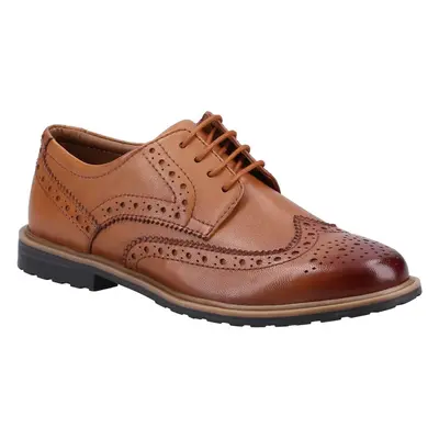 (Tan, UK 6) Hush Puppies Verity Brogue Womens Ladies Lace Up Brogues Shoes