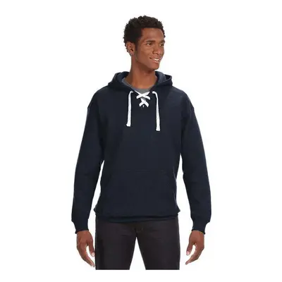 Adult Sport Lace Hooded Sweatshirt - BLAcK - XXS(D0102H78UU6)