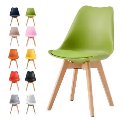 (Green, Set of chairs) MCC Set of 1/2/4 Dining Chairs Designer Chairs Wooden Home Office Commerc