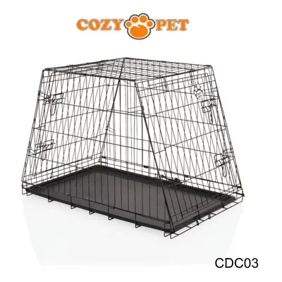 Car Dog Cage Travel Cozy Pet 36'' Large Size Puppy Crate Cat Carrier CDC03