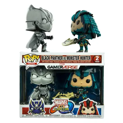 Marvel vs. Capcom Infinite POP! Games Vinyl Figure 2-Pack Black Panther vs. Monster Hunter cm