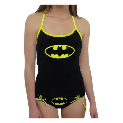 (Black) Batman Women's Glow in Dark Camisole and Panty Set