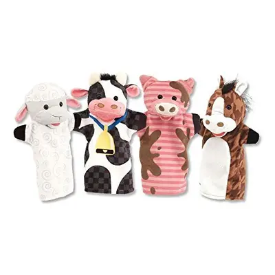 Melissa & Doug Farm Friends Hand Puppets (Frustration-Free Packaging)