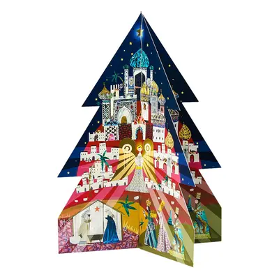 Real & Exciting Designs 3D Tree Shaped Advent Calendar (Bethlehem)