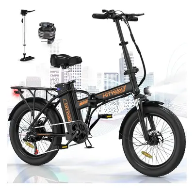 Electric Bike, Bk11, for Adults, 20" Fat Tire E Bike 250W Bicycles