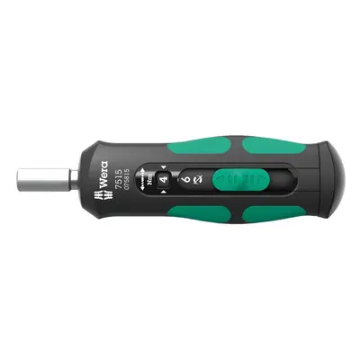 WERA - Kraftform Safe-Torque Speed Torque Screwdriver Nm 1/4"" x 2.0 Nm x 3.0 Nm x 4.0 Nm x 5.0 