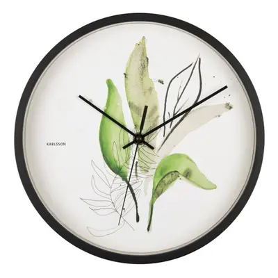 Karlsson Botanical Leaves Wall Clock