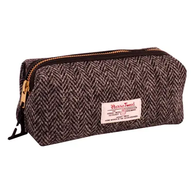 Harris Tweed Herringbone Overnight Boxy Bag