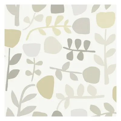 (Natural) Juni Tulip Wallpaper Fine Decor