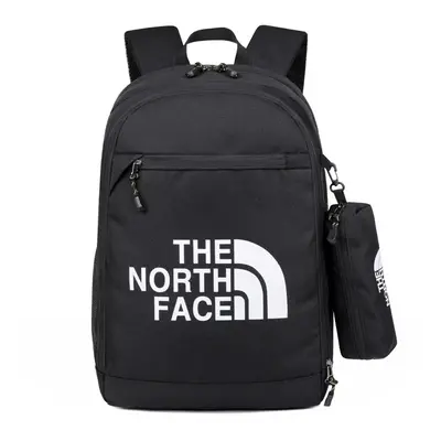 (Black) The North Face Backpack Sports School Bag Gym Backpack+Storage bag