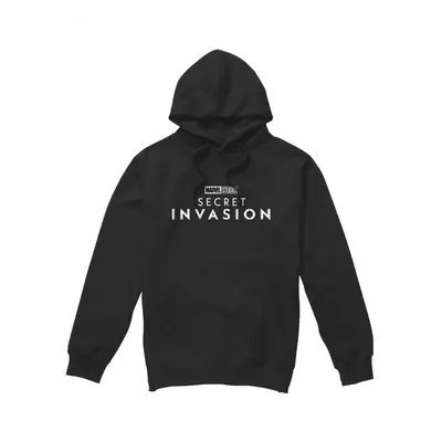 (S, Black) Marvel Mens Secret Invasion Logo Hoodie