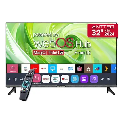 Antteq Inch TV Smart WebOS TV MagiQ 32"