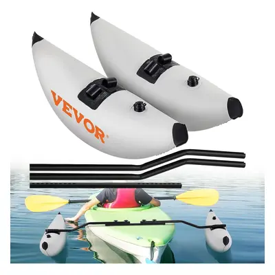 VEVOR Kayak Outrigger Stabilizers, PCS, PVC Inflatable Outrigger Float with Sidekick Arms Rod, S