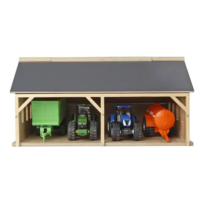 Kids Globe Farm Shed for Toy Tractors 1:50 Kids Childs Toy Figure Playset