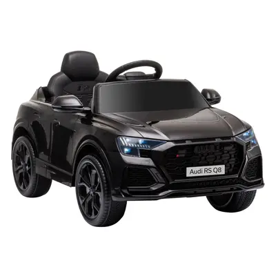 HOMCOM Audi RS Q8 6V Kids Electric Ride On Car Toy w/ Remote Control Black