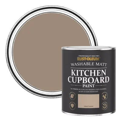 Brown Kitchen Cupboard Paint in Matt Finish - Salted Caramel 750ml