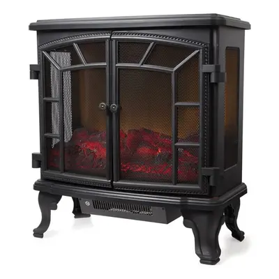 Warmlite Electric Fireplace Heater Black WL46020