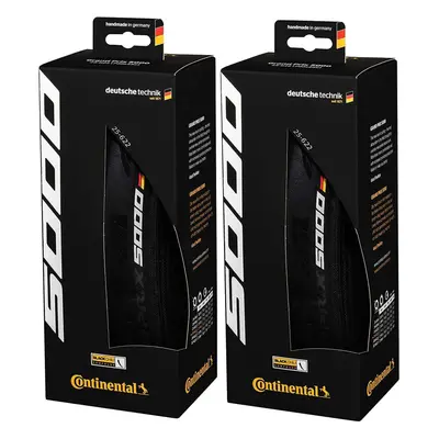 Continental Grand Prix 700 X Black-BW + Black Chili 2-Count