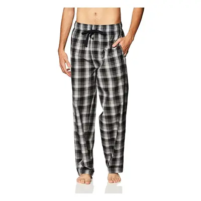 Fruit of the Loom Mens Woven Sleep Pajama Pant Ebony Large