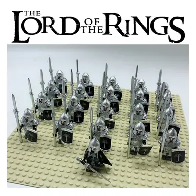 (21PCS Heavy Spear Infantry) 21PCS Lord Of The Rings Minifigures Fit Lego Kid Toys