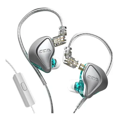 (With Mic) Electrostatic Drive Units and Dynamic Unit In-Ear Earphone Wired Headset Detachable C