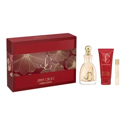 Jimmy Choo I Want Choo Eau De Parfum 3-Pc Gift Set / New With Box