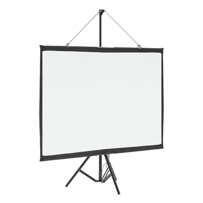 (60'' (4:3)) vidaXL Projection Screen with Tripod Home Theater Presentation Screen 1:1