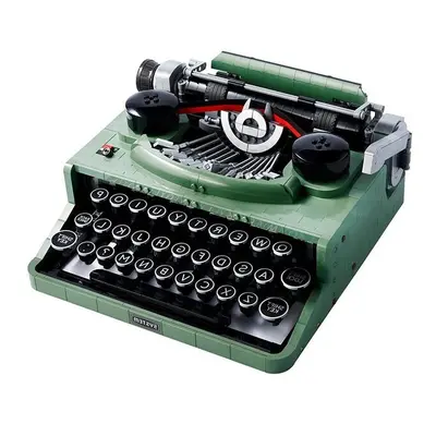 (23009) New 2078pcs Retro Typewriter Building Blocks Keyboard Set Toys