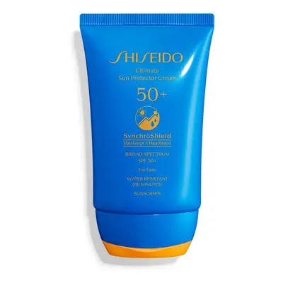 Shiseido Ultimate Sun Protector Cream - mL - Invisible Broad-Spectrum SPF 50+ Sunscreen - Lightw