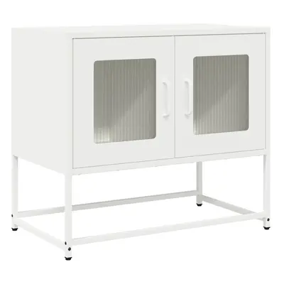 (white, cm) vidaXL TV Cabinet White 68x39x60.5 cm Cold-rolled Steel tv stand tv sideboard