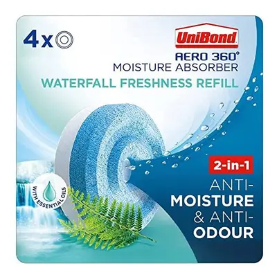 Unibond AERO 360? Moisture Absorber Waterfall Freshness Refill Tab,Aromatherapy,Ultra-Absorbent 