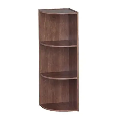 Iris Ohyama, Cabinet with Shelving / Wooden Cabinet with Shelves / 3-Tier Corner Shelf, Easy Ass