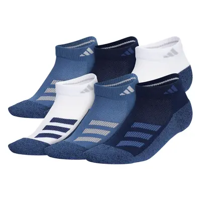 adidas Kids-Boy's/Girl's Cushioned Angle Stripe Low Cut Socks (6-Pair)