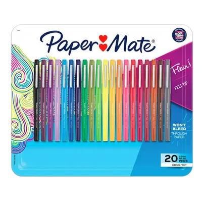 Paper Mate Flair Porous Point Pens Medium Point Assorted Colors