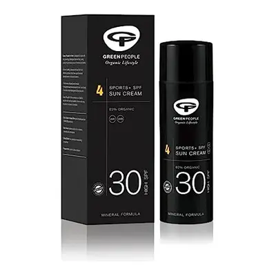 for Men No.4 Sports+ SPF30 Sun Cream | Natural & Organic Men's SPF Moisturiser for Face | Non-Gr