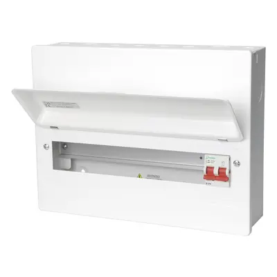 DANSON METAL CONSUMER UNIT - WAYS SUPPLIED WITH 100A MAIN SWITCH