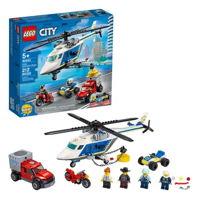 LEGO City Police Helicopter Chase Police Playset Building Sets