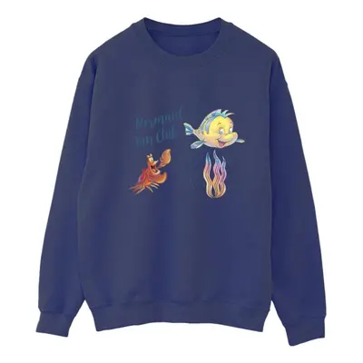 (M, Navy Blue) Disney Womens/Ladies The Little Mermaid Club Sweatshirt