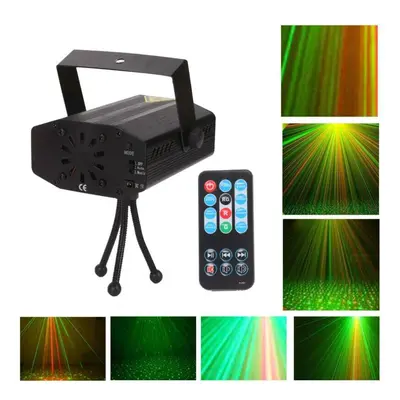 LED Stage Lighting Laser Projector Home Party Club Beam DJ Show Light