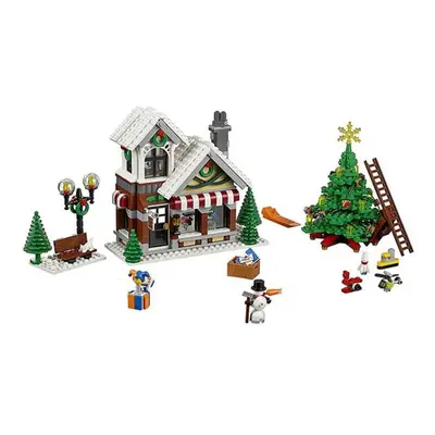 (D7001) 1445Pcs Santas Visit Building Block Kit Gifts For Kids Winter Railway