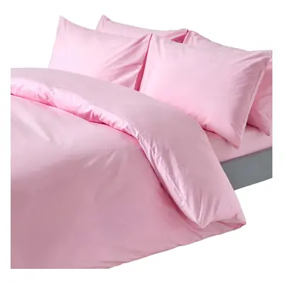 (King, Pink) Duvet Cover with Pillowcase Thread count